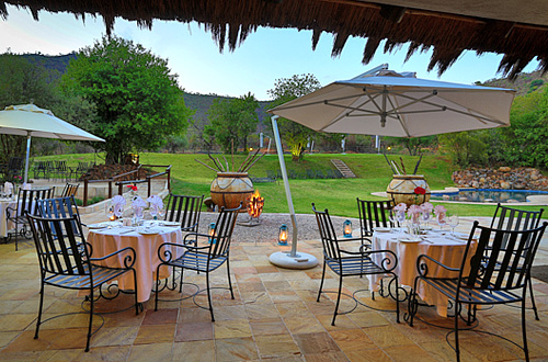 Relax on the patio chairs at Ivory Tree Game Lodge,Pilanesberg National Park, South Africa Pilanesberg Ivory Tree Game Lodge Big 5 Malaria Free Pilanesberg National Park South Africa