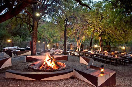 Boma Fire & Outside Dining at Kwa Maritane Bush Lodge - Safari Accommodation at Big Five Pilanesberg Game Reserve Kwa Maritane Bush Lodge Boma Fire Outside Dining Accommodation Bookings Pilanesberg Game Park Safari Accommodation