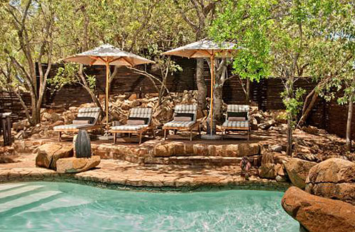 Rocky Swimming Pool at Tshukudu Bush Lodge, Book your Accommodation, Big Five Pilanesberg National Park Rocky Swimming Pool at Tshukudu Bush Lodge, Luxury Accommodation at Pilanesberg Game Reserve - Accommodation Bookings